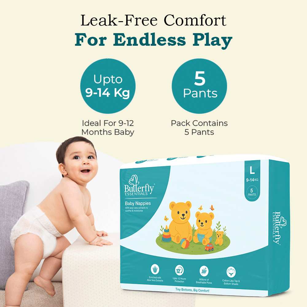 Baby Diapers – All-Day Dryness and Aloe Vera Care - Large thumbnail 4
