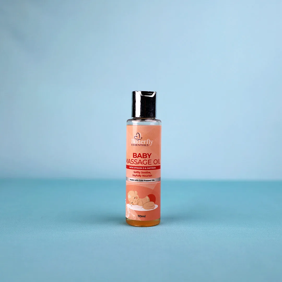 Baby Massage Oil - Natural Soothing Oil for Gentle Infant Skin Care view 2