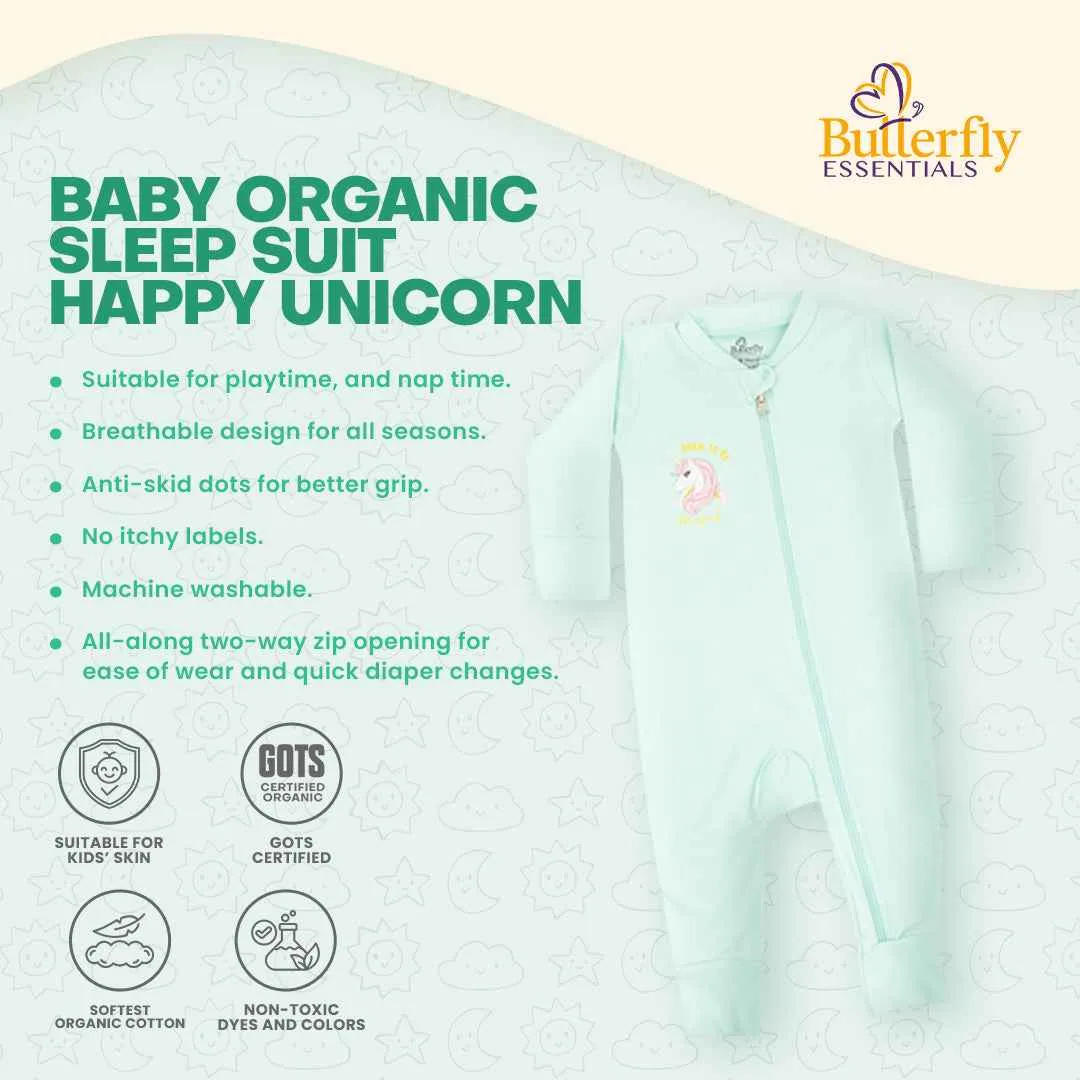 Baby Organic Sleep Suit view 2