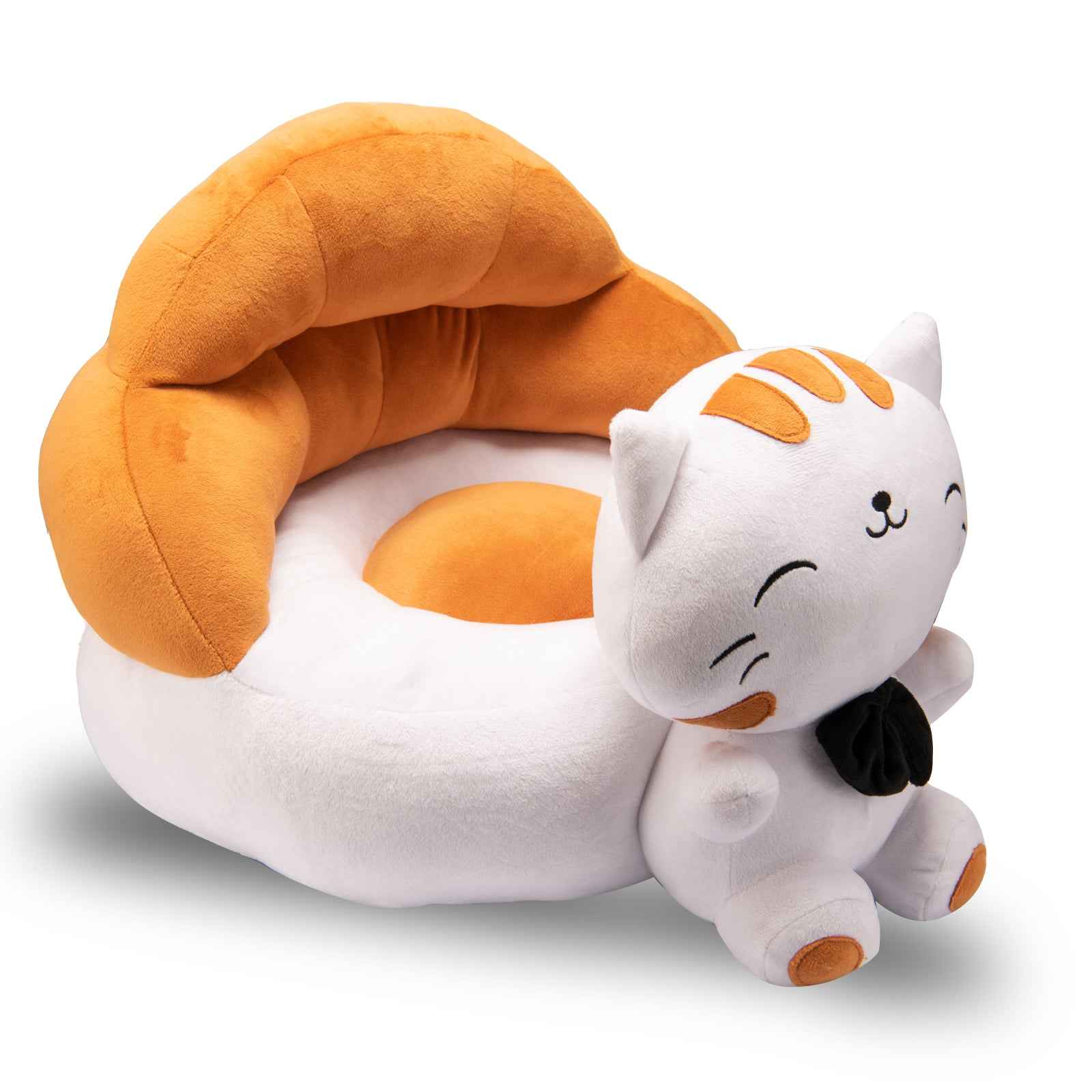 Cat Seater White Brown 55cm view 3